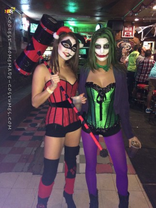 Disfraz de Harley Quinn de la vieja escuela