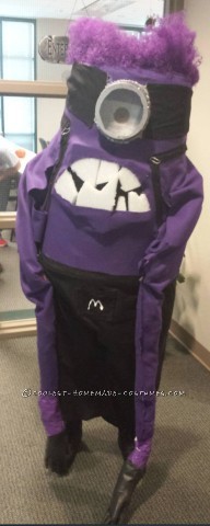 Disfraz de Minion morado para Halloween que puedes hacer tú mismo