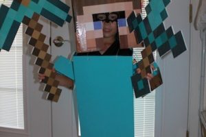 Disfraz de Steve de Halloween de Minecraft