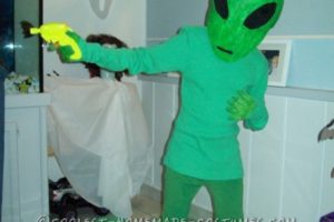 Disfraz de extraterrestre de Halloween casero original