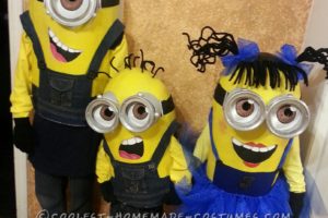 Disfraz de grupo casero minions Despicable Me