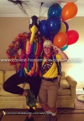 Disfraz de grupo de personajes Up de Disney Pixar hecho en casa