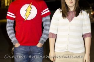 Disfraz de pareja de Doctor Sheldon Cooper y Amy Farr Fowler para Halloween