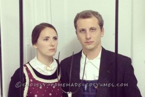 Disfraz de pareja gótica americana