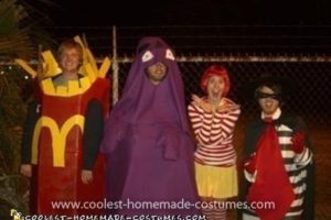 Disfraz grupal de los personajes más cool de McDonald’s