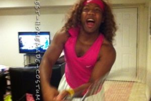 Disfraz impactante de Serena Williams para hombre