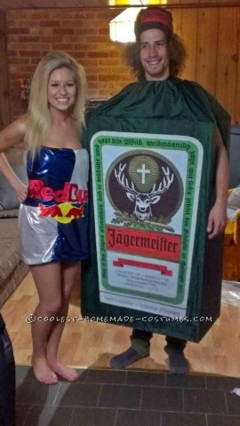 El disfraz de Halloween de la pareja Jager Bomb más genial