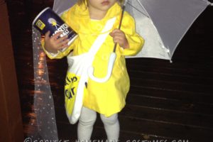 El disfraz de Halloween más lindo de Little Morton Salt Girl para niños pequeños