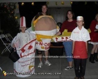 Disfraz de grupo casero Hamburguesa In-N-Out