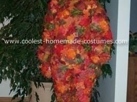 El disfraz de hojas de otoño más genial