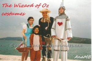 El disfraz de la familia Mago de Oz