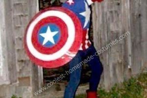 El mejor disfraz casero de Capitán América