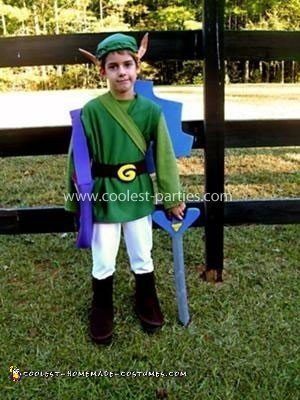 El disfraz casero de Link.