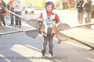 El mejor disfraz de Poe Dameron DIY y su X-Wing Star Wars