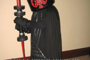 El mejor disfraz de minifigura LEGO Darth Maul en casa