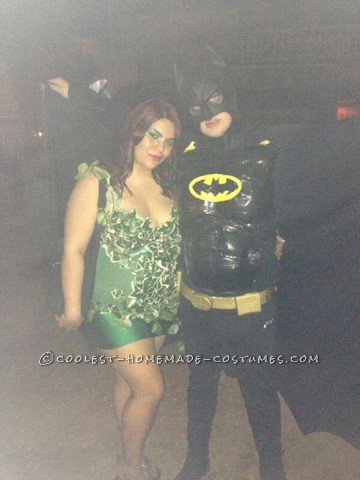 El mejor disfraz hecho en casa de Batman, Poison Ivy y Little Robin