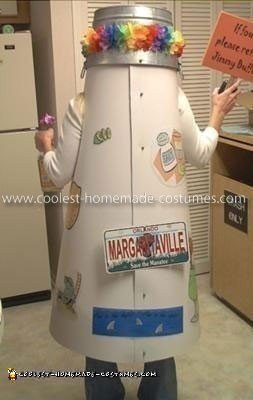 Traje casero de sal perdida de Jimmy Buffett