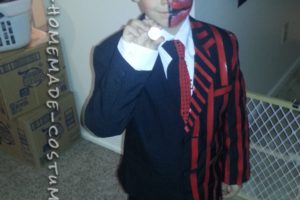Espectacular disfraz de dos caras para niño (¡no hace falta coser!)