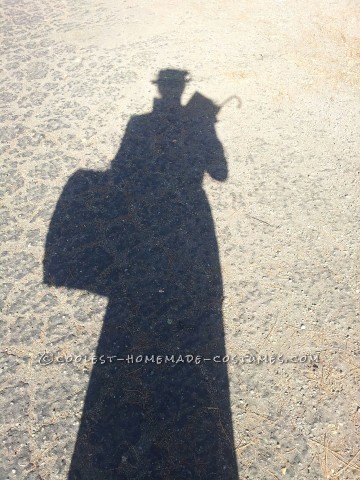 Genial disfraz casero de Mary Poppins