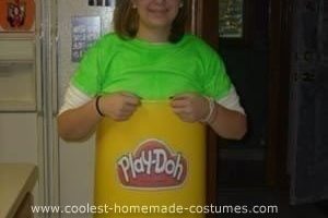 Genial disfraz de Play-Doh