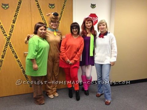 Genial disfraz de banda de Scooby-Doo