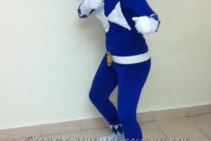 Genial disfraz de power ranger femenino con tus propias manos.
