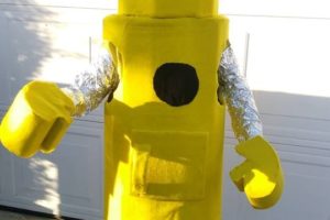 Genial traje de robot casero Yo Gabba Gabba Plex