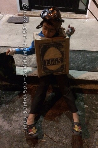 Idea de disfraz lindo de bricolaje: huevos de Boxtrolls