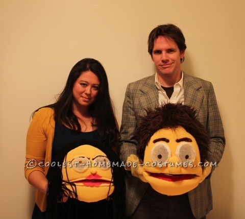 Impresionante idea de disfraz de Halloween: ¡Muppets de sí mismos!