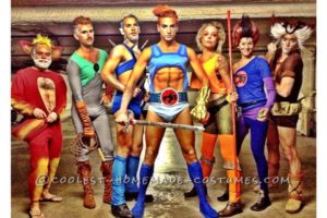 Impresionante y sexy disfraz de grupo casero de ThunderCats