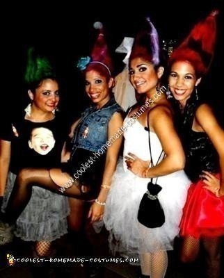 Idea de disfraz de grupo de trols de Halloween