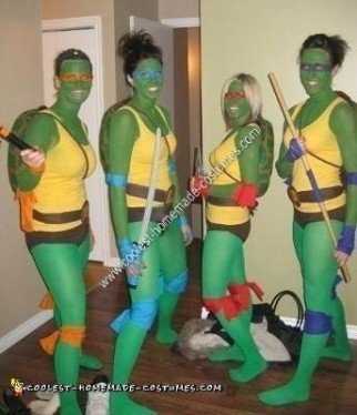 Teenage Mutant Ninja Turtle DIY Group Idea de disfraz de Halloween