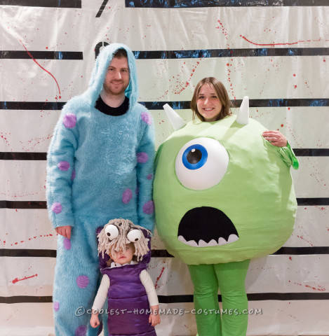 Los mejores disfraces caseros de Mike Wazowski, Sully y Boo para la familia