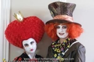 Los mejores disfraces caseros de Reina de Corazones y Sombrerero Loco para Halloween