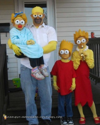 Los mejores disfraces de la familia Simpson