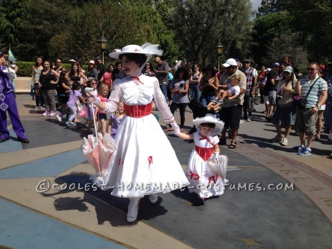 Mary Poppins casera para niña