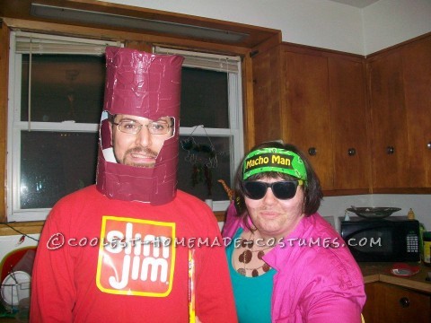 Mejor traje de pareja: Macho Randy Savage y Slim Jim