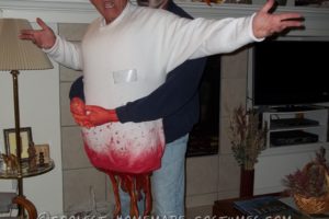 Scary DIY Illusion Costume Zombie Victima