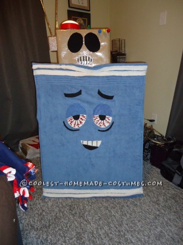 Fui la toalla de South Park para Halloween 2012 este año.  Fui con un grupo de 9 para hacer una muy buena familia de South Park.  Hice este traje mío