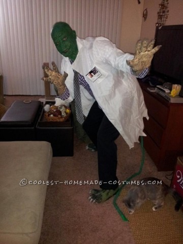 Traje casero de villano de Spider-Man: Dr. Curt Connors (alias Lizard)