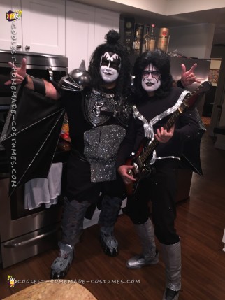 Traje casero del infierno - KISS the Demon
