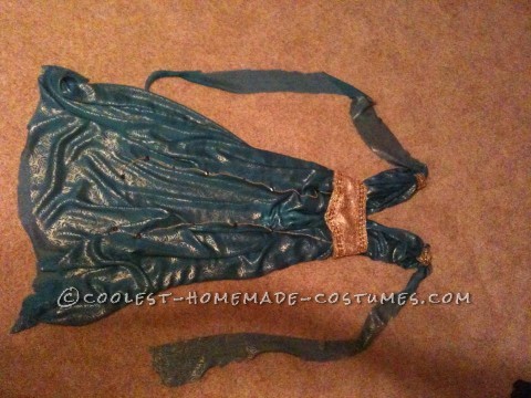 Traje casero del vestido azul de Daenerys Targaryen de 