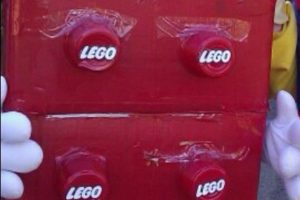 Traje de LEGO gigante de bricolaje