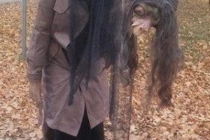 Traje de estilo Dark Crystal con cabeza y cuello móviles