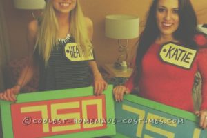 Traje de una pareja de concursantes The Price is Right