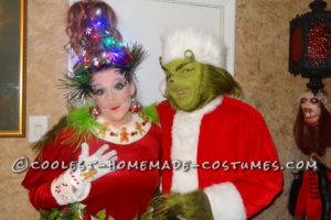 Traje genial para un par de Grinch y Martha May