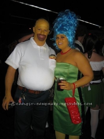 Traje para una pareja de Simpsons