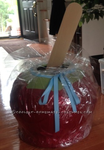¡El mejor disfraz de manzana acaramelada del mundo!