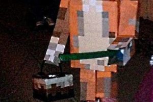 Genial disfraz de Minecraft: ¡Stampy cobra vida!