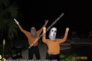 El disfraz casero más chulo de la pareja de Wii y Mii